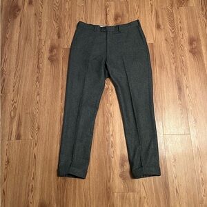 Suitsupply Charcoal Wool Dress Pants